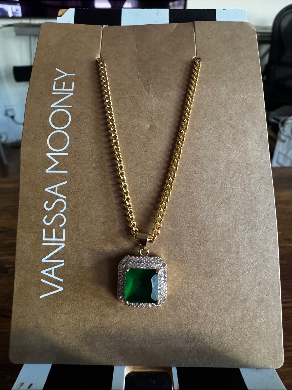Vanessa Mooney Emerald Isle Gold Necklace